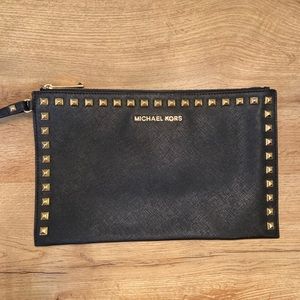 Michael Kors Studded Clutch